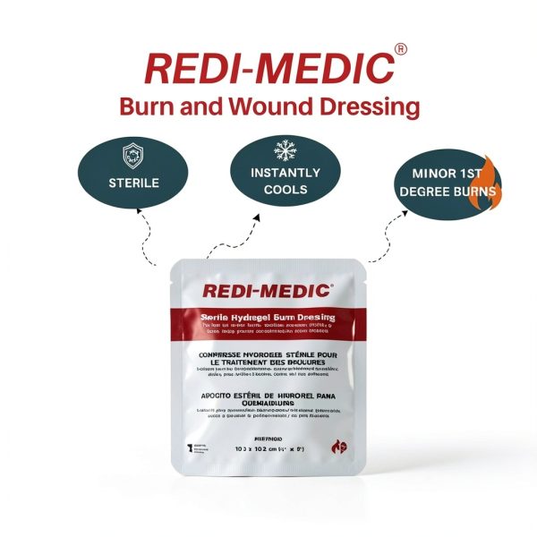 Redi-Medic Mini Sterile Burn Gel Packets 3.5g Pack of 25-6