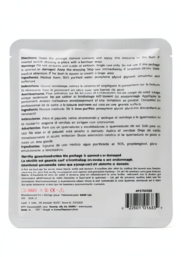 Redi-Medic Hydrogel Burn Dressing 12x9 Inch Gel Pad Model F5712100-2