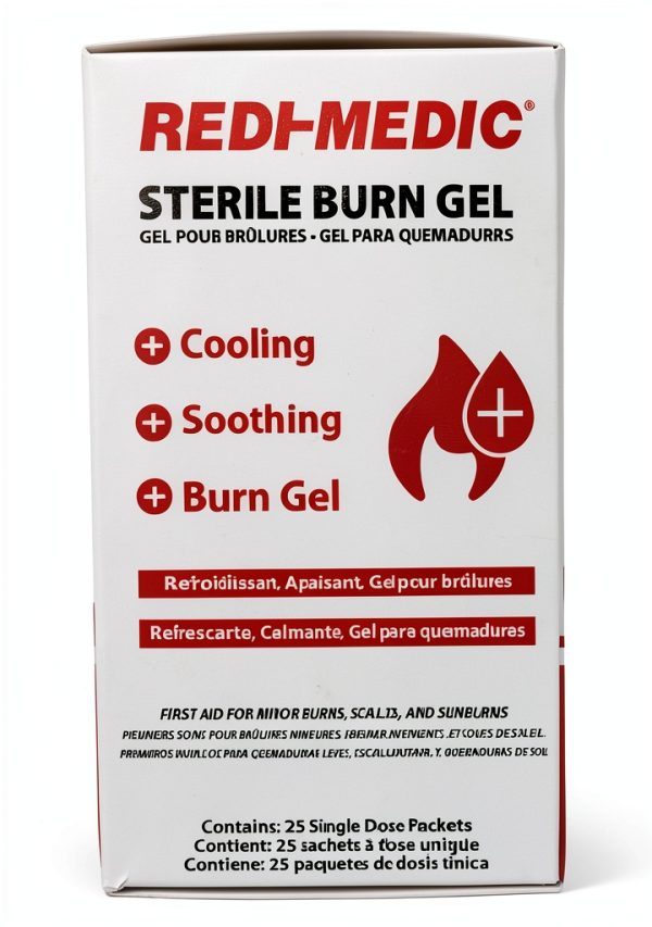 Redi-Medic Mini Sterile Burn Gel Packets 3.5g Pack of 25-7