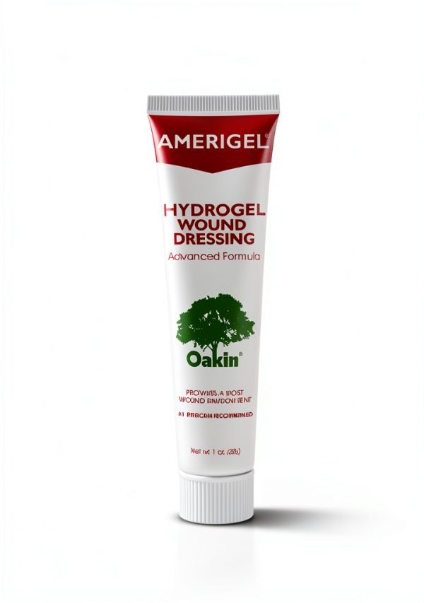 AMERX Hydrogel Wound Dressing & Saline Wash Bundle 1 oz + 4 oz-4