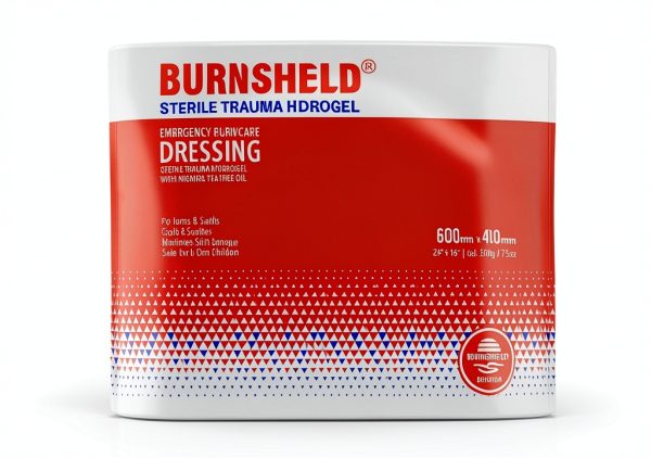 Burnshield Tea Tree Oil Burn Dressing Cooling Hydrogel Non Adhesive-0