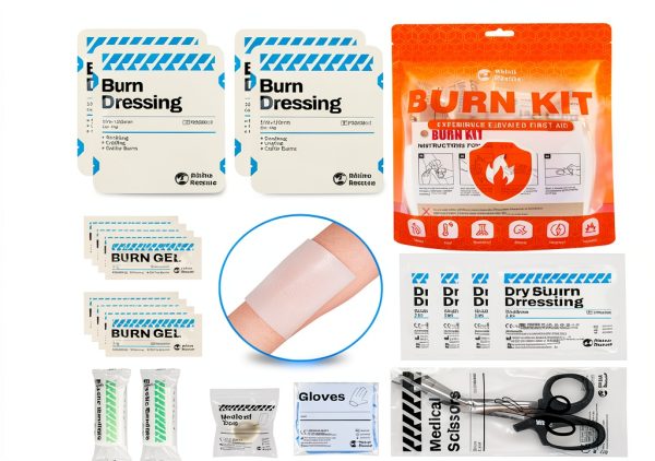 Burn Care Gel Dressing RHINO RESCUE Biodegradable Rapid Relief Kit-5