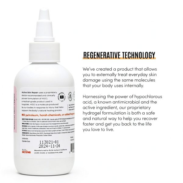 Active Skin Repair Burn Hydrogel 1407 Medical Grade Burn Care-6