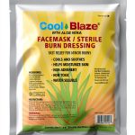 Aloe Vera Burn Dressing by Shield Safety 12x12 Sterile Facemask-0