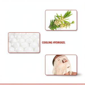 Burnshield Burn Face Mask Cooling Hydrogel with Tea Tree Oil-0