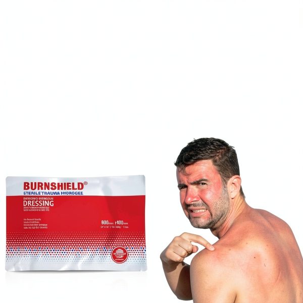 Burnshield Tea Tree Oil Burn Dressing Cooling Hydrogel Non Adhesive-2