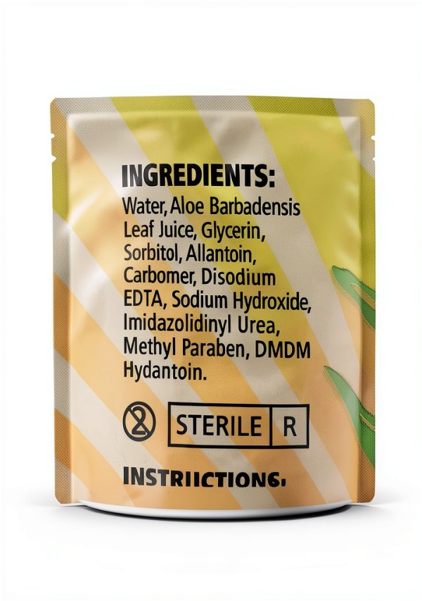 Aloe Vera Burn Dressing by Shield Safety 12x12 Sterile Facemask-1