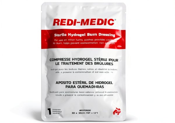 Redi-Medic Hydrogel Burn Dressing 12x9 Inch Gel Pad Model F5712100-1
