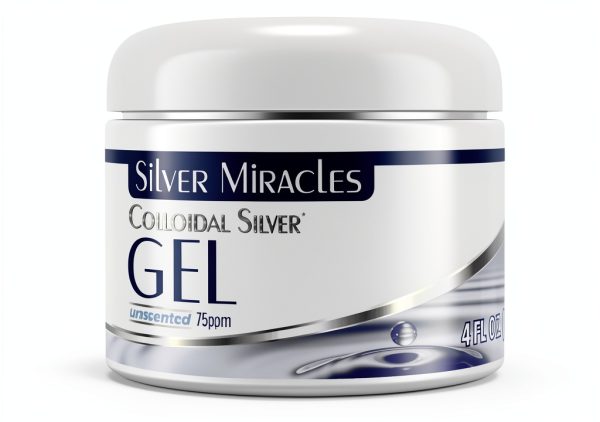 Silver Miracles Colloidal Silver Gel Wound Care Unscented 4 Fl Oz 2pk-3