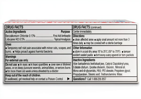 Globe First Aid Burn Cream 0.9g Packets, (10 Packets) Advanced First Aid Cream for Temporary Relief of Minor Burns, Cuts, and Scrapes (10 Packets)-5