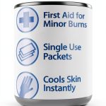 Globe First Aid Burn Gel with Aloe 0.9g Packets, (Box of 144) Advanced First Aid Gel for Temporary Relief of Minor Burns, Cuts, and Scrapes-0