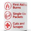 Globe First Aid Burn Cream 0.9g Packets, (10 Packets) Advanced First Aid Cream for Temporary Relief of Minor Burns, Cuts, and Scrapes (10 Packets)-1