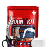 EVERLIT Burn Kit with Sterile Waterproof Wound Dressing | Hydrogel-Foam Burn Dressings, Burn Gel, Non-Stick Pads, Gauze & Shears | 30pcs First Aid Supplies for Instant Cooling, Soothing & Relief-0