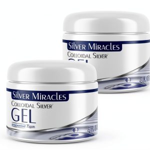 Silver Miracles Colloidal Silver Gel Wound Care Unscented 4 Fl Oz 2pk-0