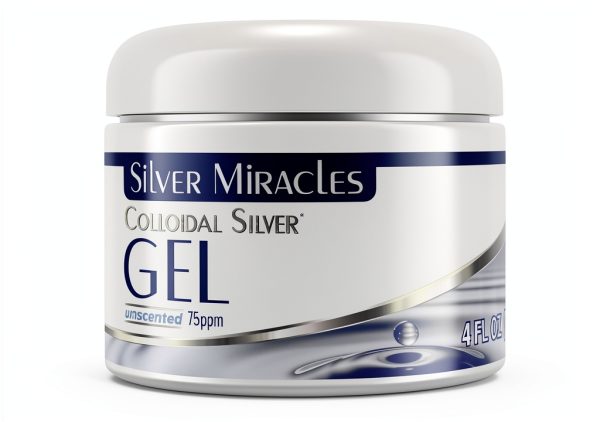 Silver Miracles Colloidal Silver Gel Wound Care Unscented 4 Fl Oz 2pk-1