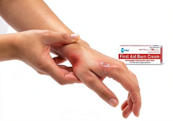 Globe First Aid Burn Cream 0.9g Packets, (10 Packets) Advanced First Aid Cream for Temporary Relief of Minor Burns, Cuts, and Scrapes (10 Packets)-4